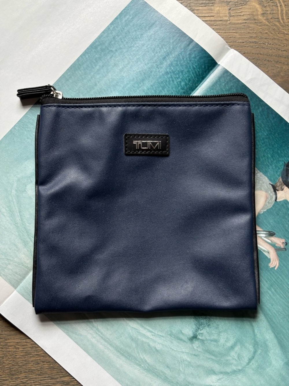 Tumi Accessory Pouch In Navy Blue